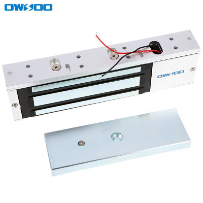 

OWSOO 500KG 1200lbs Holding Force Electric Magnetic Lock For Door Access Control System Electromagnet Fail-Safe NC Mode