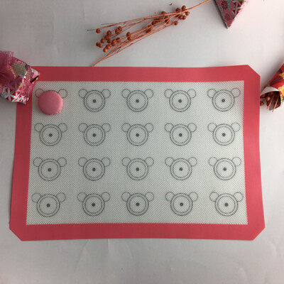 

Silicone Macaroon Baking Mat Non-Stick Baking Oven Sheet Liner for Macaroon Cookie Bread Biscuits
