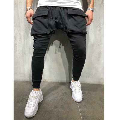 

Men Long Casual Sport Pants Gym Slim Fit Trousers Running Joggers Gym Sweatpants