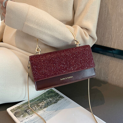 

Hong Kong style small bag female 2019 new wave chic chain shoulder bag retro wild Messenger bag fashion small square bag