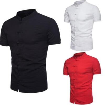 

Fashion Men´s Short Sleeve Casual T-shirt Slim Fit Muscle Tee Shirts Tops