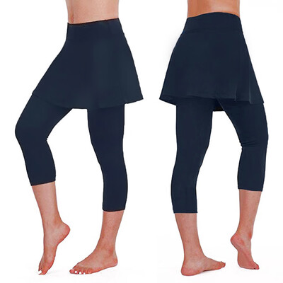 

Tailored Womens Casual Skirt Leggings Tennis Pants Sports Fitness Cropped Culottes