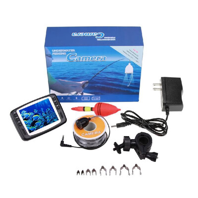 

800TVL 35" Color LCD Monitor Underwater Fishing 8 Infrared LED Camera 15M 30M Cable Fish Finder