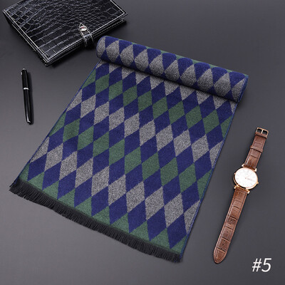 

2018 new mens scarf wholesale autumn&winter Korean version of business gifts brushed silk cotton scarf factory direct sales