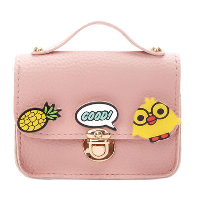 

Cute Cartoon Kids Chain Messenger Purse Baby Girls Leather Shoulder Handbag