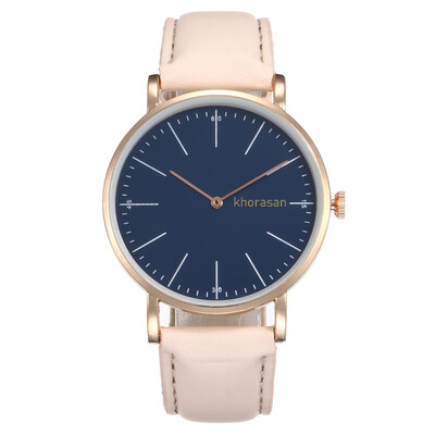 

Business Women Watches Bule Dial Ladies Quartz Wristwatch Fashion Leather Strap Simple Clock Work Meeting Zegarki Damskie