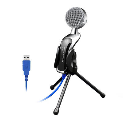 

Professional Condenser Sound Podcast Studio Microphone for PC Laptop Skype