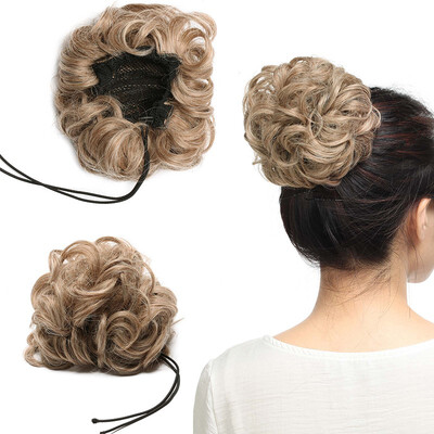 

Synthetic Hair Bun Extensions Messy Hair Scrunchies Hair Pieces for Women Hair Donut Updo Ponytail
