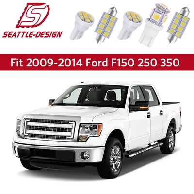 

13x White LED Bulb Interior Lights Package Kit For 2009-2014 Ford F150 250 350