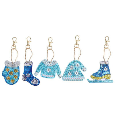 

DIY Diamond Painting Pendant Christmas Decorations Handmade Clothing-shaped Pendant Full Drill Special Shape Diamond Painting Orn