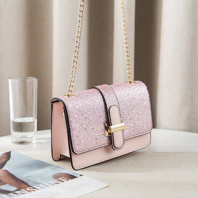 

Summer simple one-shoulder slanting little girls hundreds of chain fashion sense of foreign temperament