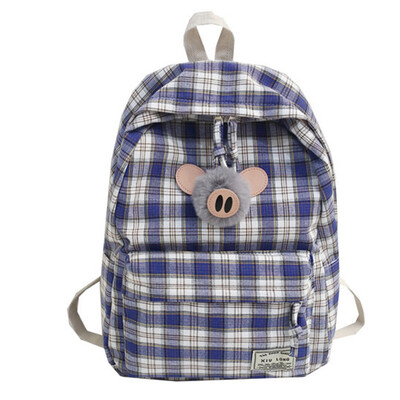 

Schoolbag female Korean high school Hyun-a Kim Mori Japanese girl backpack female ins wind super cool pendant ugly cute