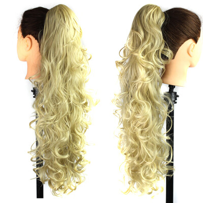 

〖Follure〗Long Clip-in Curly Claw Jaw Ponytail Clip In Hair Extensions Wavy Hairpiece