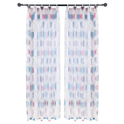 

Circle Digital Printing Polyester Window Blinds Drapes Blackout Curtain