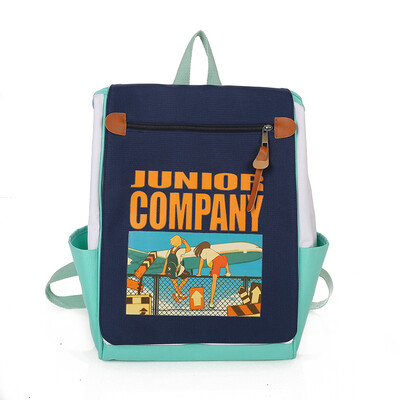 

Korean version of hurdle double shoulder bag junior&high school students Japanese cartoon letter ins Chaojie shooting girl ret