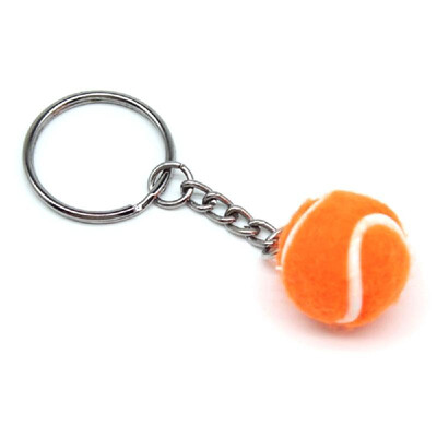 

Mini Tennis Ball Key Chain Key Ring Decoration Accessory Gift for Sport Fans