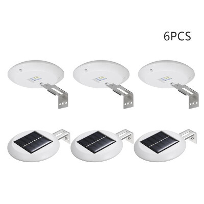 

9 LEDs Solar Powered Wall Lamp Outdoor Water-resistant Fence Light with Lighting Sensor for Garden Pathway Yard
