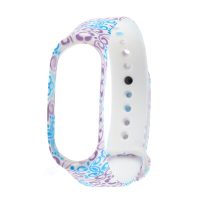 

Silicone Multicolor Printed Watch Band Bracelet Strap for Xiaomi Mi Band 3