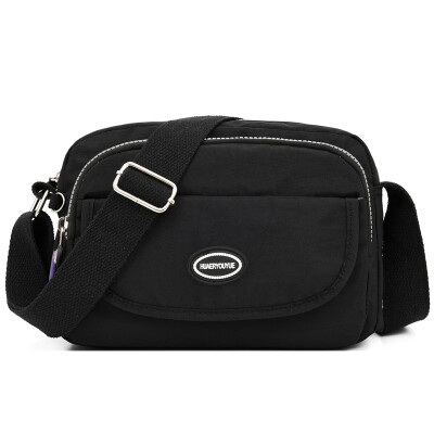 

Leisure shoulder bag waterproof slung wallet portable multilayer nylon canvas bag mother bag