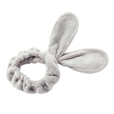 

Rabbit Ears Elastic Headband Women Makeup Hair Band Bath Spa Wash Headwear