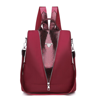 

Womens shoulder bags Korean version of nylon leisure fashion multi-functional womens travel burglar-proof Backpack