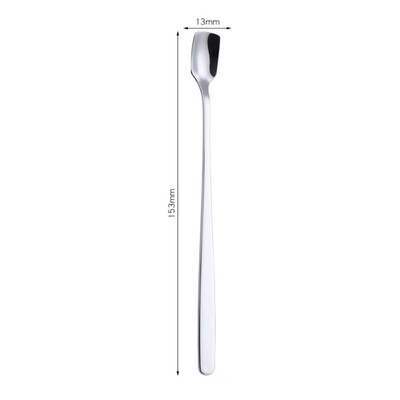 

Stainless steel Long Handled coffee spoons Coffee ice drink stirring spoon Ice Cream Dessert Tea Spoon