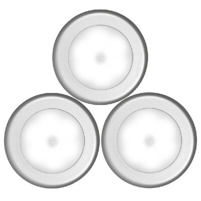 

Pack of 6 Ultra-Bright LED Magnetic Motion Sensor Light Battery Operated Cordless Wall Night Lamp with Double-Sided Adhesive Pad f