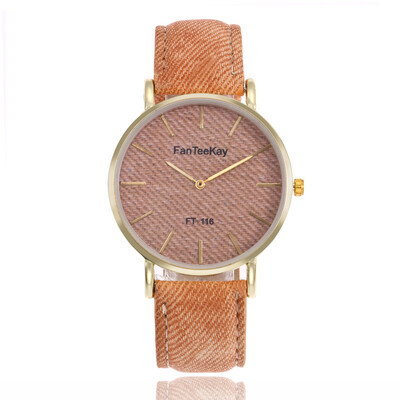 

European&American trend casual ladies belt watch simple engraved
