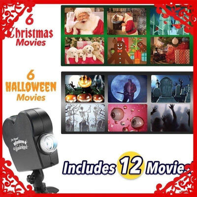 

Hot Sale Xmas Halloween Wonderland Holiday Festival Window Projector Projection Light
