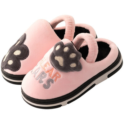 

Toddler Baby Shoes Autumn Winter Warm Kids Slippers Boys Girls Household Indoor Cotton Shoes Non-slip Childrens Slippers