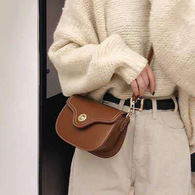 

Qiao Bani 2018 new Korean fashion Dongdaemun oval small square bag shoulder diagonal female bag wholesale
