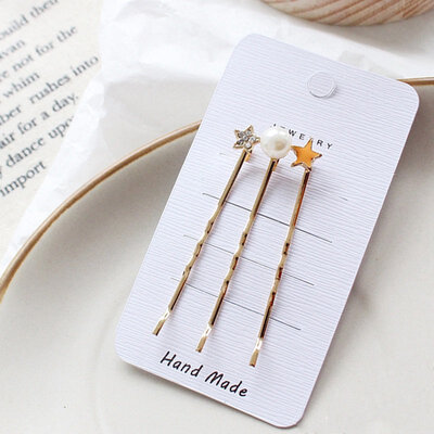

Women HairpinsAccessories Alloy Geometric Heart Star Hair Clips For Girls Barrette Women Hairgrip