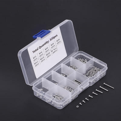 

Greensen 320pcs M2 Machine Screws Set Fasteners for LaptopHard DiskKeyboardPhonePC