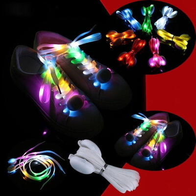 

Light Up Shoelaces LED Laces 3 Modes Strap Party Flashing Shoe Nylon Shoelace