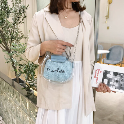 

Tailored 2Pcs Fashion Women Weave Feather Waterproof Bag Crossbody Bag Shoulder Bag