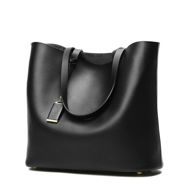 

Tailored Women Ladies Fashion Retro Solid Large Capacity Shoulder Tote Handbag Casual Bag