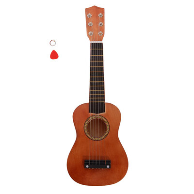 

Ktaxon 21" 23" 25" 6-String Acoustic Guitar Beginer Musical Instrument w Guitar Pick Extra Guitar String Children Kids Toy
