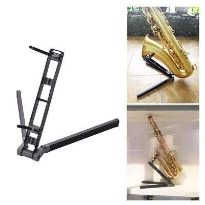 

Portable Foldable Alto Saxophone Metal Floor Stand Holder Support with Carry Bag
