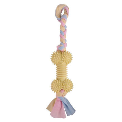 

TPR Pet Toy Bone Shaped Thorn Ball Rope Knot Dog Molar Tooth Cleaning Toys