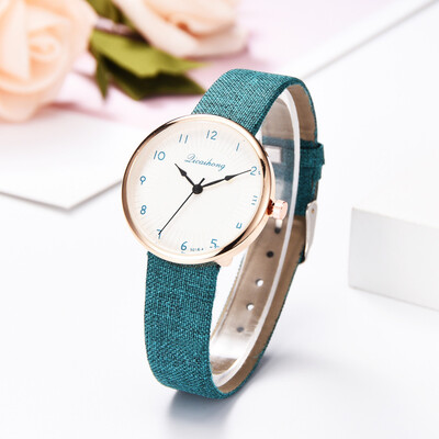 

RM Sleek Minimalist Shell Print Monochrome Watch Leather With Strap Ladies Watch
