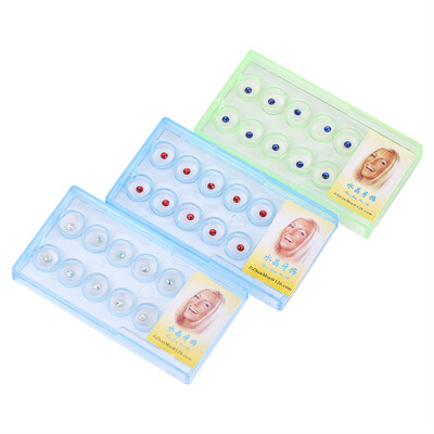 

Greensen 10pcsbox Clear Dental Tooth Nail Decoration Crystal Gem Rhinestone Nail Art DecorationTooth Decoration