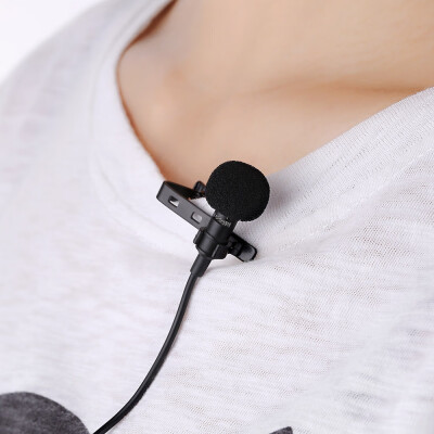 

Mini Portable Clip-on Lapel Lavalier Hands-free 35mm Jack Condenser Wired Microphone Mic for iPhone iPad Smartphones Computer PC