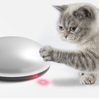 

2 In 1 Automatic Cat Teaser Toy Household Cleaning Tool And Floor Clean Robot Include 20 Pieces Non-woven Cloth Cleaning Pads