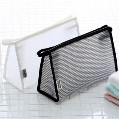 

portable Transparent Case Plastic Waterproof PVC Travel Make Up Toiletry Zipper Bag Hot