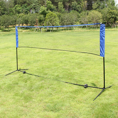 

Ktaxon 165"x 41" Portable Removable Badminton Net for Beach Garden Outdoor Volleyball Tennis Competion Training with Carry Bag