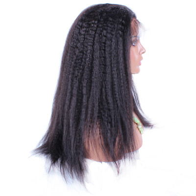 

Dolago Kinky Straight Wig 360 Lace Frontal Wig 150 Density Italian Yaki Lace Front Human Hair Wigs Pre Plucked With Baby Hair Mon