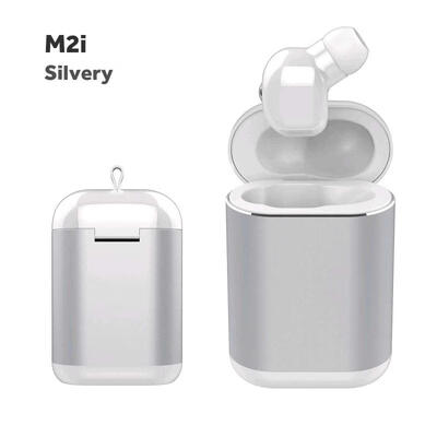 

M2i Portable Mini Single Ear Wireless Bluetooth Earphone Earbuds Headset With Charging Box