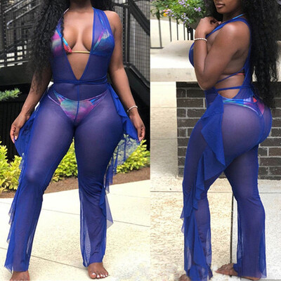 

Women Jumpsuit Romper Bodycon Playsuit Clubwear Long Trousers Party