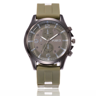 

Personality fashion mens sports silicone watch mens stone