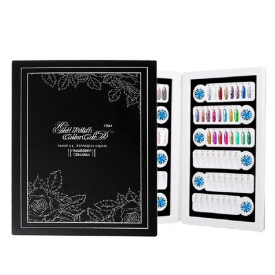 

96 Colors False Nail Color Book Display Detachable Nail Art Gel Polish Color Card Nail Color Chart Palette Manicure Tool